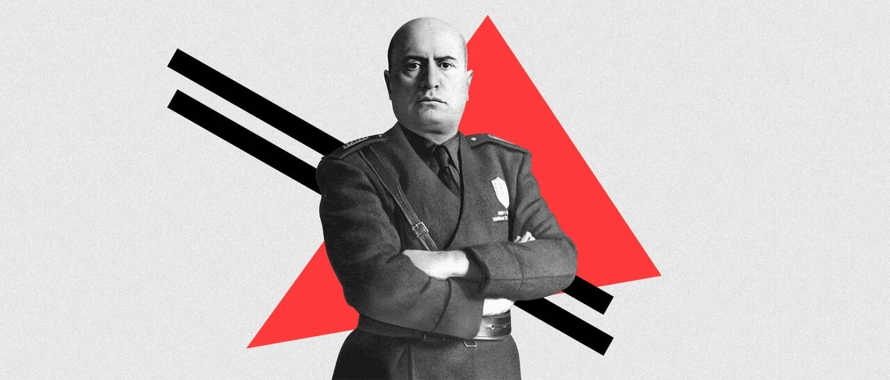Муссолини говорит о новой войне
