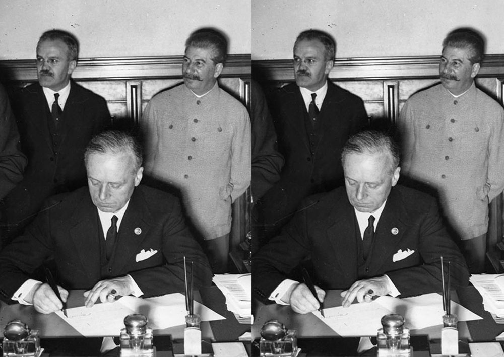 Заключен договор о ненападении между СССР и Германией